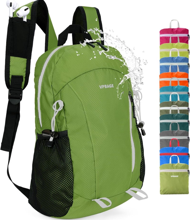 VPBAGE Store 15L Water-resistant Hiking Daypack, Small Backpack Travel Outdoor, Lightweight Day Pack with Tool Loops - Image 1